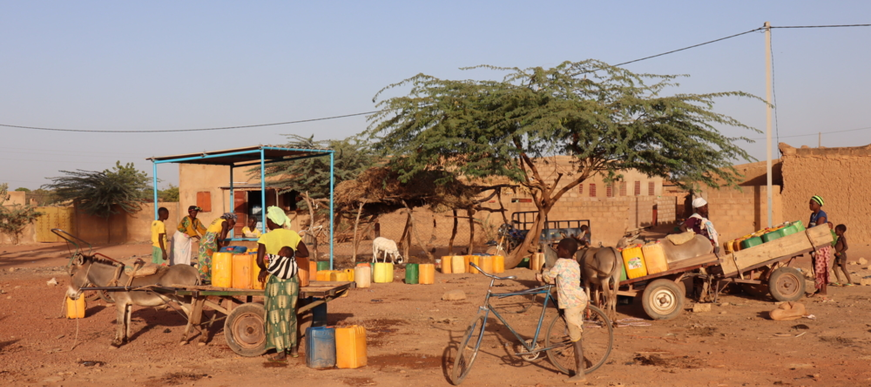 Hilfe Wasserversorgung Brunnen Burkina Faso