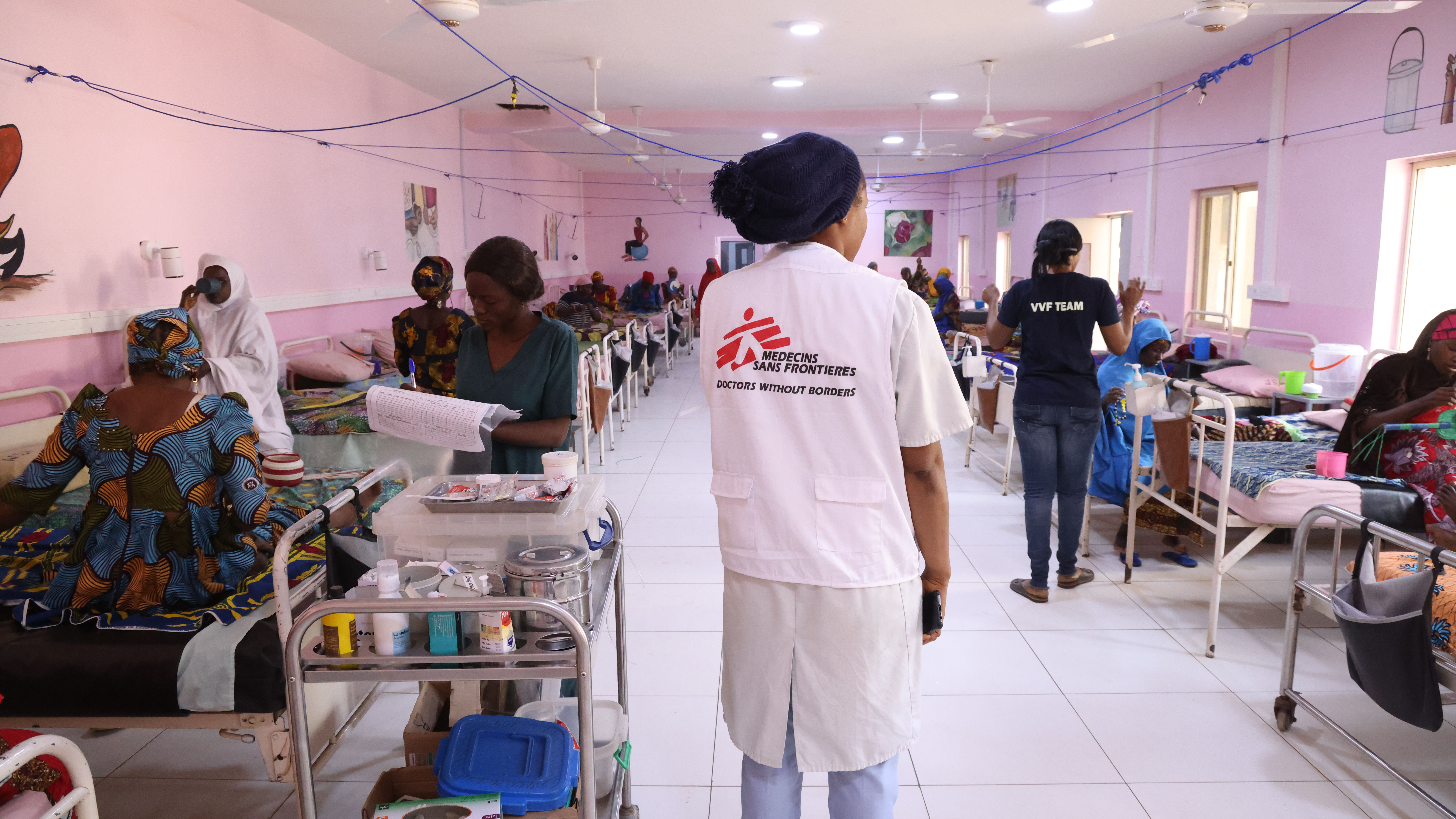 Auf Station im Jahun Krankenhaus Nigeria.