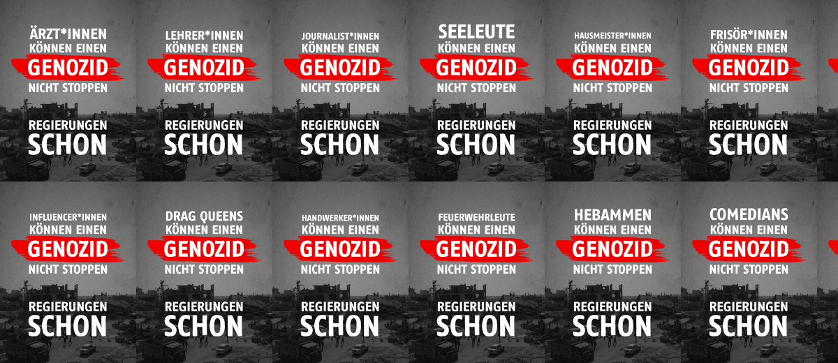 Collage aus Plakaten
