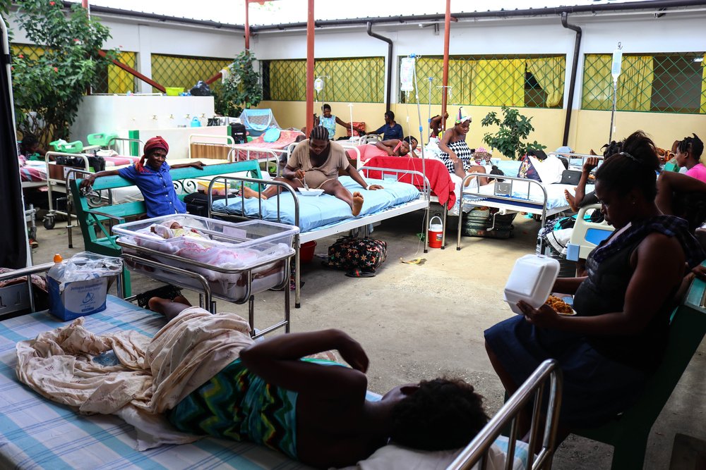 Patient*innen die im Süden Haitis geblieben sind werden im St.Antoine Krankenhaus in Jérémie behandelt.