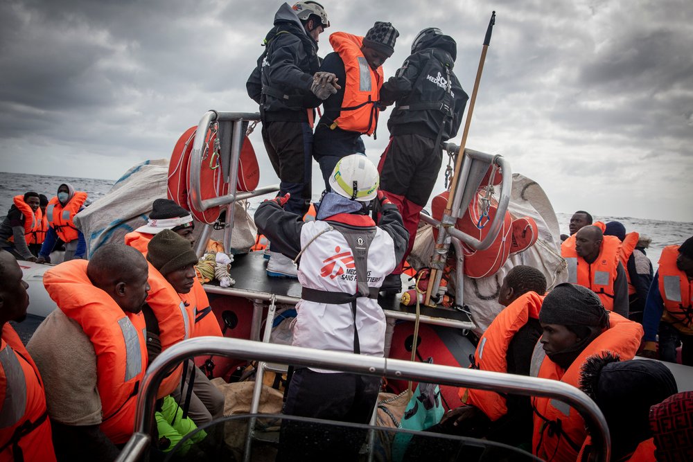 Seenotrettung auf dem Mittelmeer