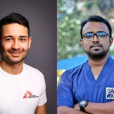 Portraits von Sayeed Jahangir und Daniel Kharazipour