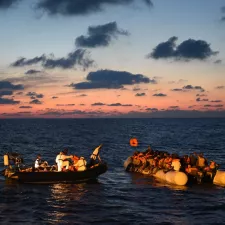Seenotrettungseinsatz im Mittelmeer