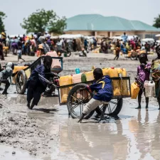 Vertriebenenlager Ngala in Nigeria
