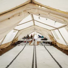 Cholera-Behandlungszentrum (CTC) in Munigi im Gebiet Nyiragongo (DRC)