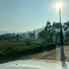 Straße zwischen Kitchanga nach Mweso, Nord Kivu