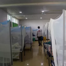 Äthiopien: Blick in Malaria-Station von Ärzte ohne Grenzen