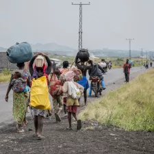 D.R. Kongo Menschen auf der Flucht
