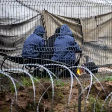Litauen: ein provisorisches Lager für Menschen auf der Flucht 