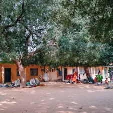 Außenbereich Sokoto Noma-Krankenhaus, Nigeria