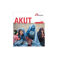 Die erste Ausgabe des Spendenmagazins AKUT Tittelblatt des AKUT Spendenmagazins