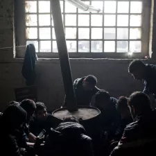 Serbien Belgrad Flüchtlinge im Winter 2017