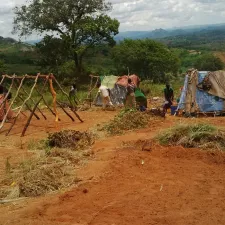 Menschen aus Mosambik auf der Flucht in Malawi