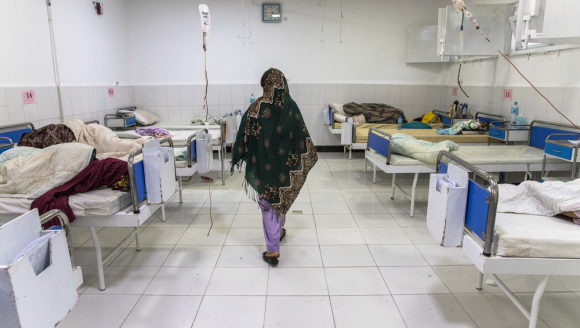 Der Kreißsaal im Boost Krankenhaus in Lashkar Gah das von Ärzte ohne Grenzen unterstützt wird