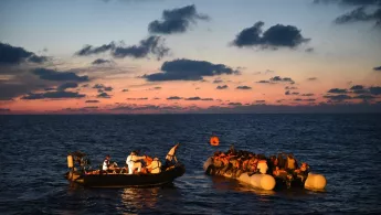 Seenotrettungseinsatz im Mittelmeer