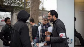 Flüchtlinge Paris obdachlos