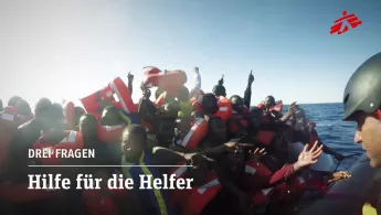 Ärzte ohne Grenzen psychosoziale Hilfe für die Helfer