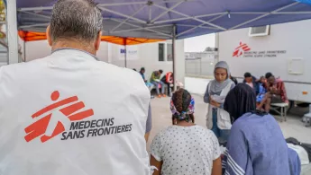 Mobile Klinik in Zervou, Samos