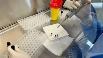 Labortest in der Ukraine