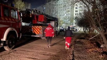 Nothilfe nach russischem Luftangriff auf die Stadt Sumy (Ukraine)