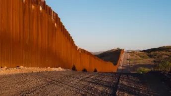 Der Grenzzaun zwischen Arizona und Mexiko. 
