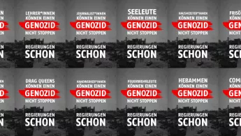 Collage aus Plakaten