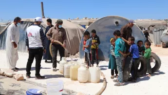 Geflüchtetencamps im Nordwesten Syriens