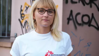 Lara Dovifat, Koordinatorin Internationale Medikamentenkampagne Portrait Lara Dovifat