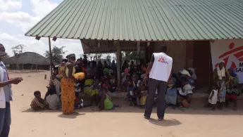 Medizinische Behandlung von geflüchteten Menschen.