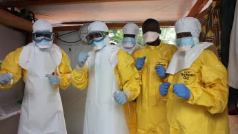 Unser Team in der Demokratischen Republik Kongo bekämpft Ebola mir großem Engagement Engagement gegen Ebola