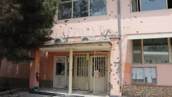 Beschossenes Krankenhaus Kabul Afghanistan Hilfe