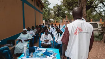 Covid-19 Schulung Südsudan Hilfe
