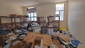 Verwüstetes Krankenhaus in Tigray 