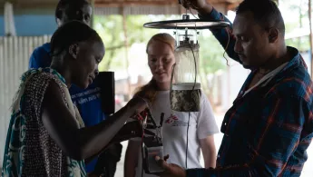 Äthiopien Gambella Malaria Studie Moskitos