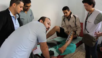 Ärzte ohne Grenzen Palästina Autonomiegebiete Gaza Gazastreifen Proteste Verletzte