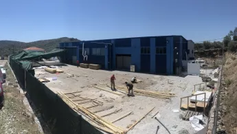 Covid-19 Isolationszentrum Moria Lesbos