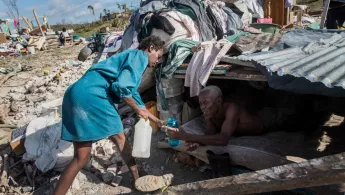 Cholera Hilfe Haiti Hurrikan „Matthew“