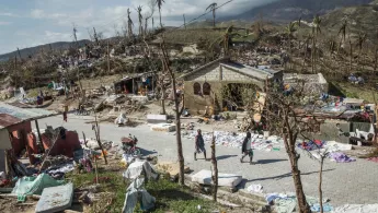 Haiti, Zerstörung durch Hurrikan