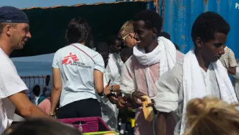 Zentrales Mittelmeer Rettung Ärzte ohne Grenzen