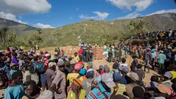 Haiti Hurrikan Verteilung Hilfsgüter