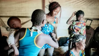 Ärzte ohne Grenzen in Zentralafrikanische Republik Benzvi Bewohner