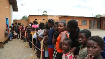Zambia, cholera vaccination in Lusaka