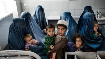 Patienten im Krankenhaus in Helmand