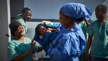 Baby Nubia Is Released From MSF Clinic in Conakry