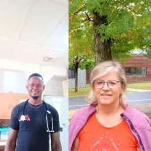 Portrait Mustapha Kallon und Nelleke Smitsman 