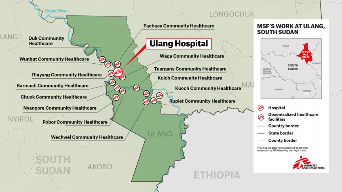 Übersicht der medizinischen Einrichtungen, die wir schließen müssen.
