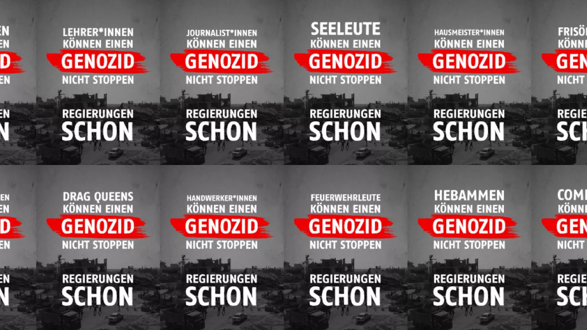 Collage aus Plakaten