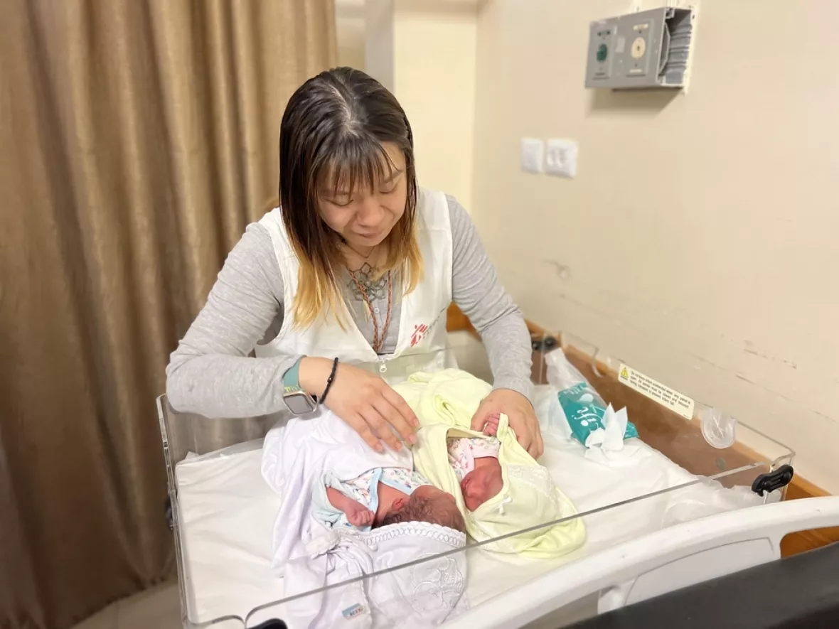 Gaza: Al-Nasser Krankenhaus; Entbindungen