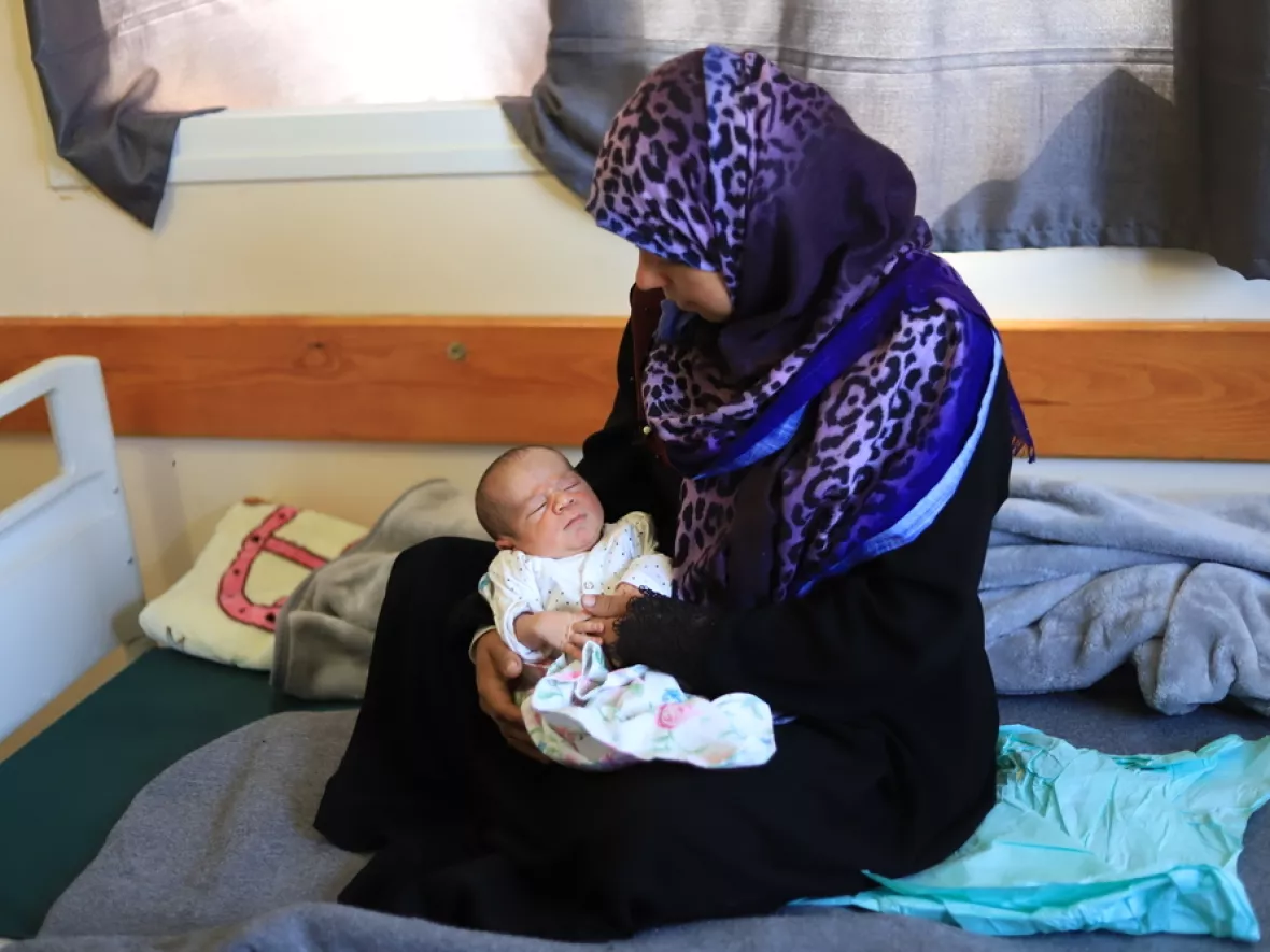 Gaza: Al-Nasser Krankenhaus; Entbindungen