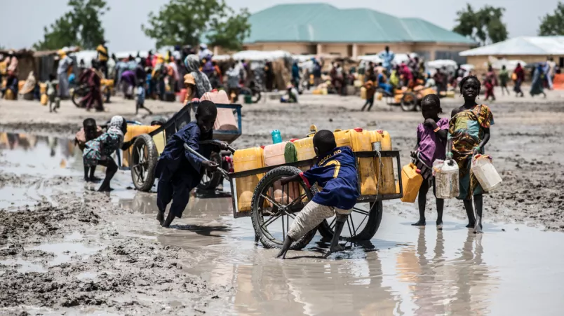 Vertriebenenlager Ngala in Nigeria